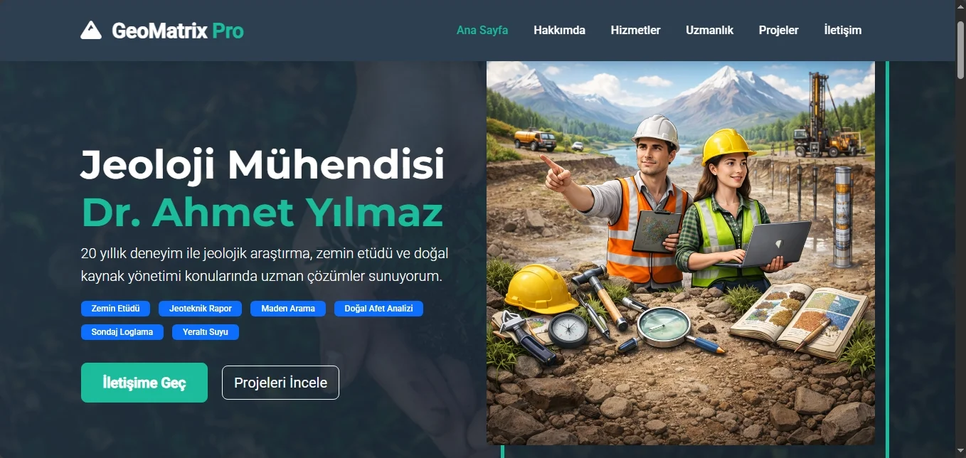 Jeoloji Mühendisliği Teması